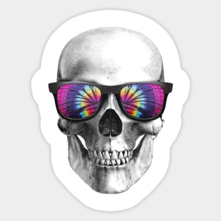 Groovy Skull Sticker